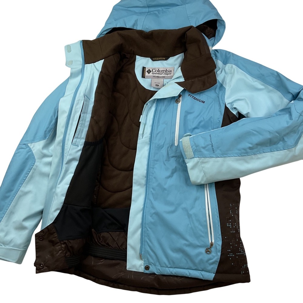 Columbia Titanium Jacket Women S Coat Fleece Lined Water Proof Ski Winter Heavy
